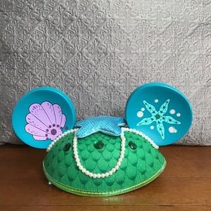 NWT Disney Ariel Mickey Mouse Ears Hat “under the sea”🧜🏻‍♀️